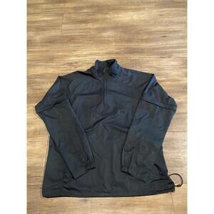 Women’s Golf Black Zip Pullover sz LG 12/14 EUC